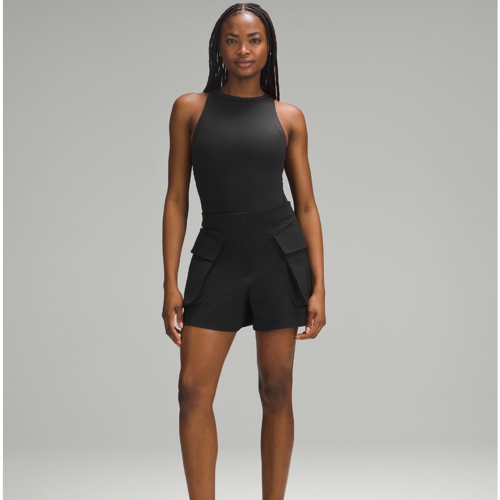 NWT lululemon Wundermost Ultra-Soft Nulu High-Neck Sleeveless Bodysuit Black XS
